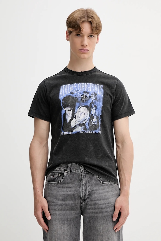 

Хлопковая футболка Buffy Tee Adidas Originals, черный