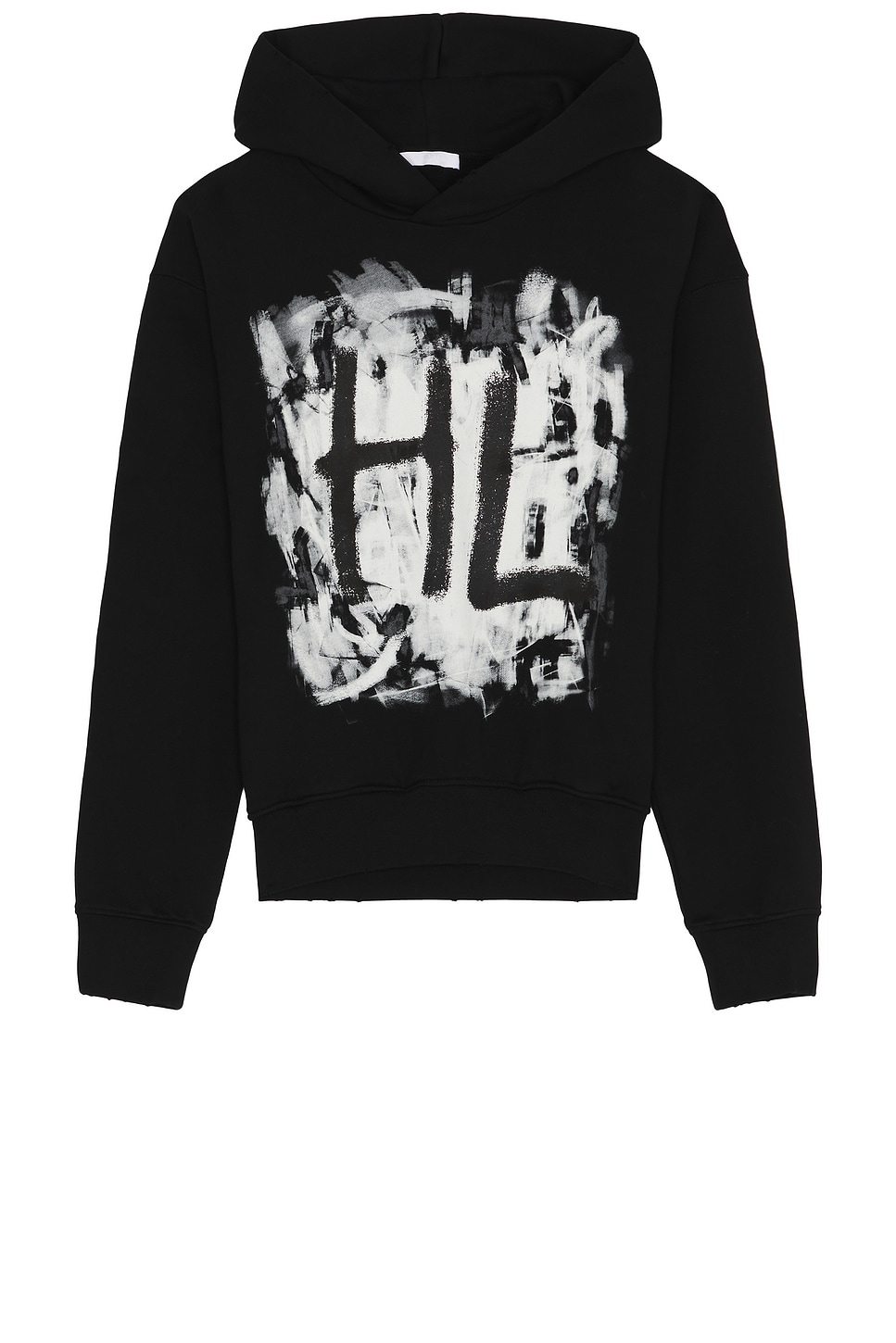 

Толстовка с капюшоном Scribble 2 Helmut Lang, black & white