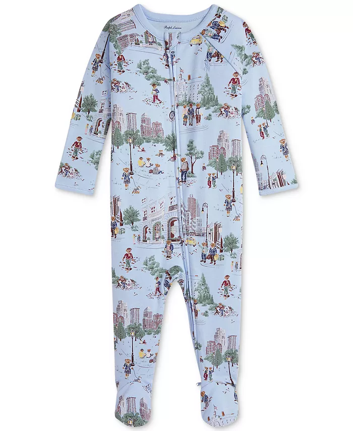 

Детский комбинезон с принтом для мальчиков Polo Ralph Lauren, мультиколор