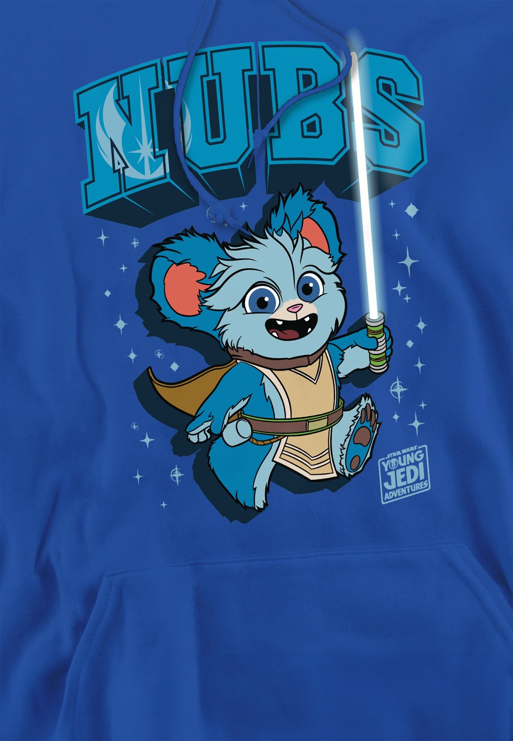 

Толстовка с капюшоном YOUNG JEDI ADVENTURE NUBS Star Wars, синий