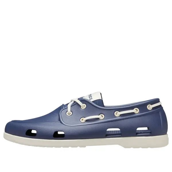

Кроссовки classic boat shoes 'blue white' Crocs, синий