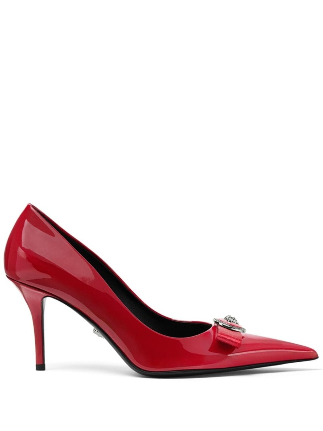 Versace туфли Gianni Ribbon 85, красный