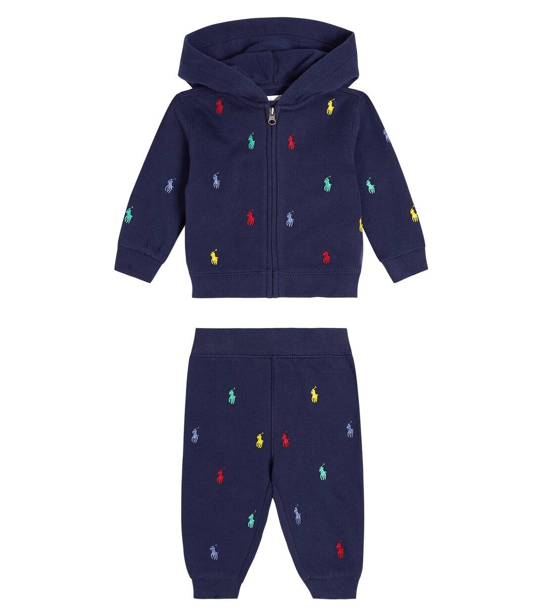 

Комплект из детской кофточки и штанов Polo Ralph Lauren Kids, цвет freshwater