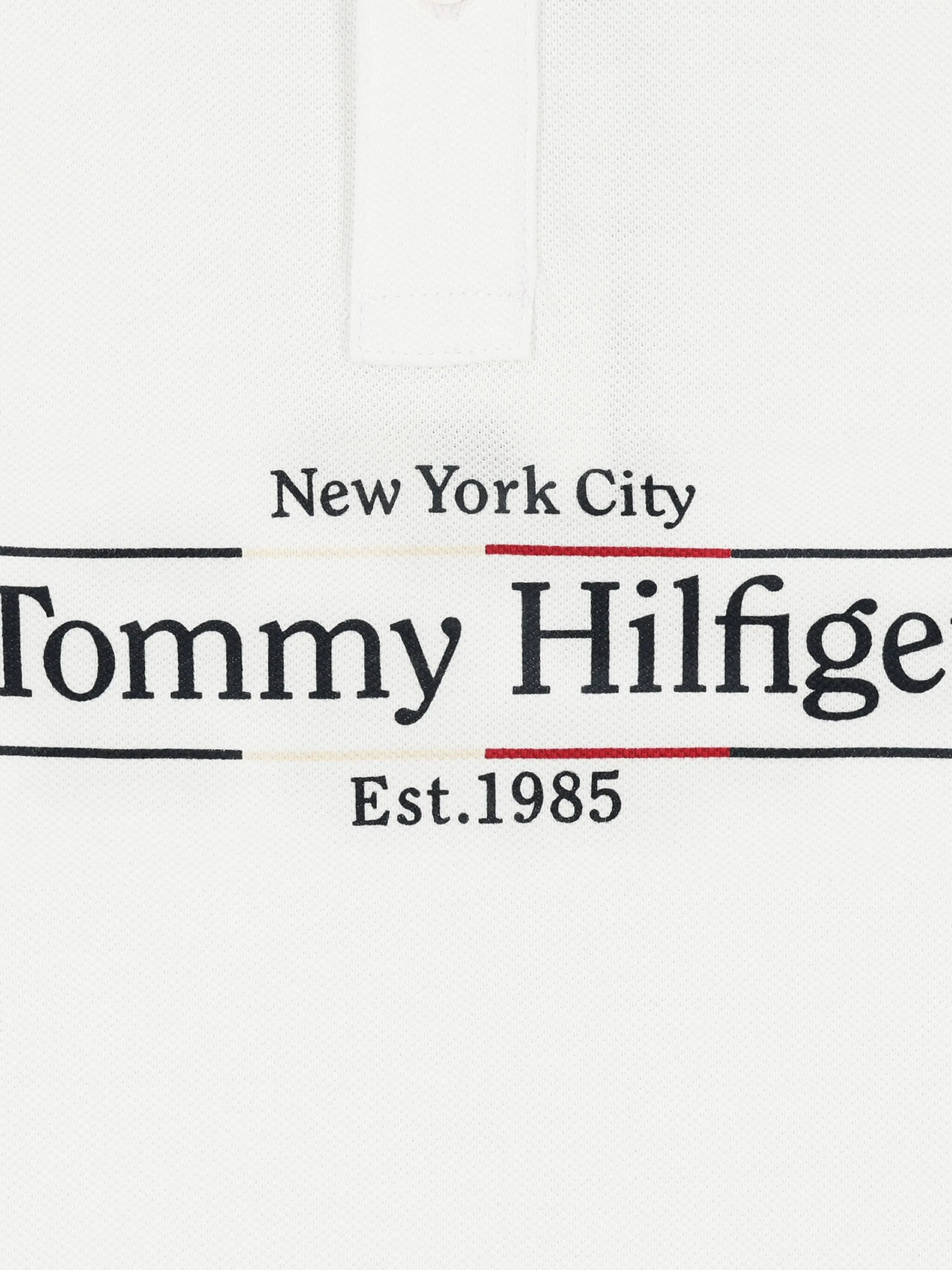 Рубашка поло с логотипом Tommy Hilfiger Junior, белый — фото 3