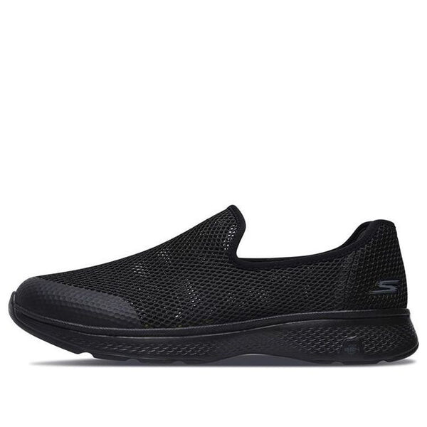 

Кроссовки go walk 4 slip-on 'black' Skechers, черный