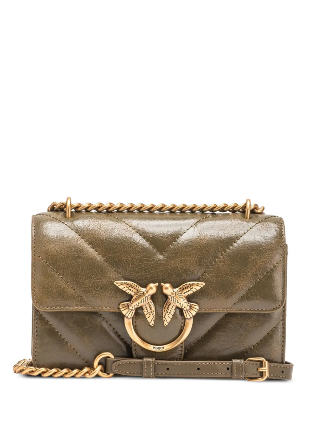 

Мини-сумка Love One PINKO, золотой