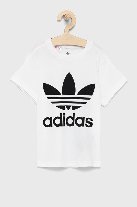 

Хлопковая футболка для детей adidas Originals, белый