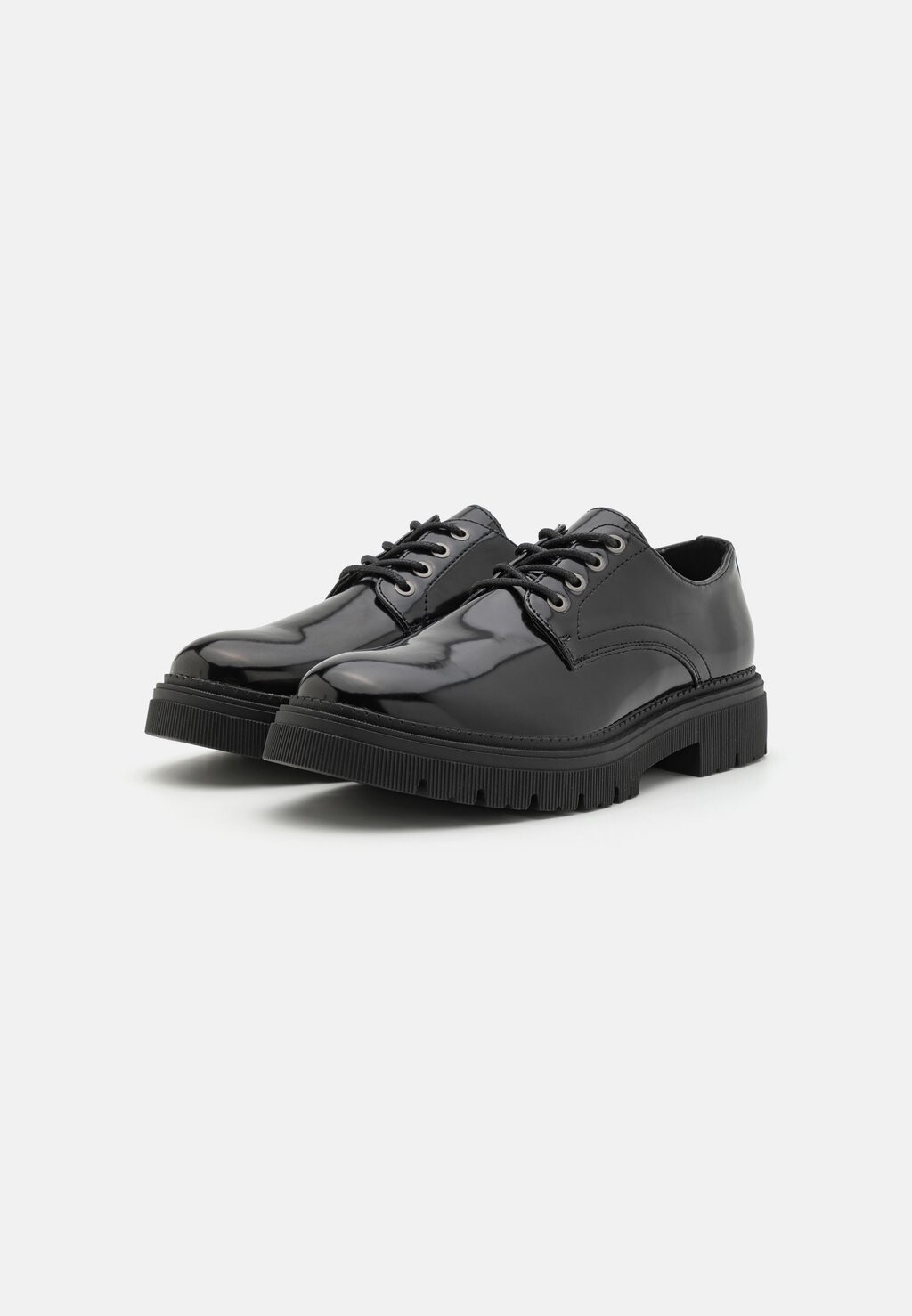 Повседневные туфли на шнуровке Unisex YOURTURN, черные