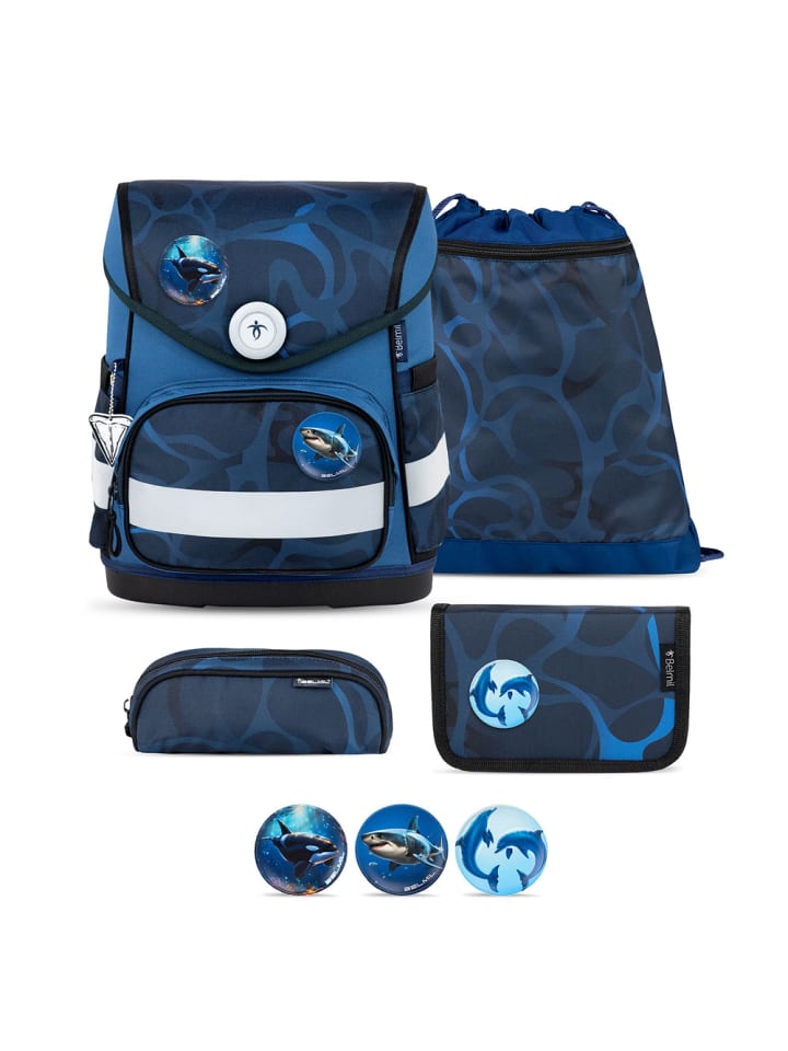 

Компактный школьный рюкзак Wave Storm, 5 предметов Belmil