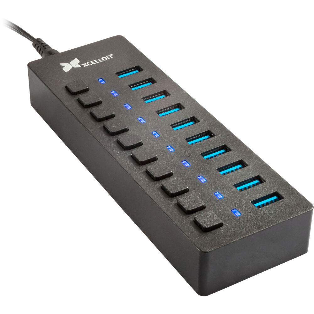 

Док-станция Xcellon Slim 10-Port USB 3.0 Hub SH10-10H