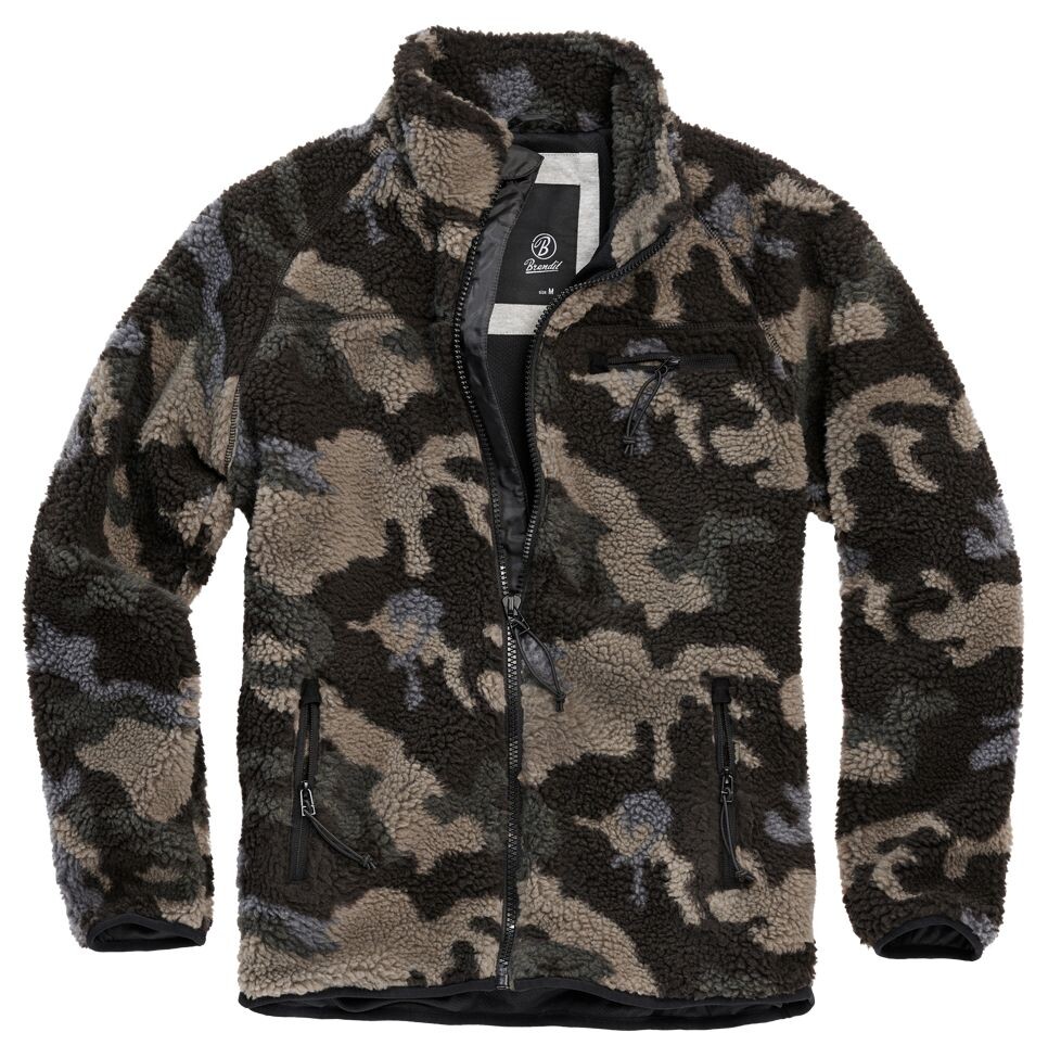 

Куртка Brandit Jacke Teddyfleece Jacket, цвет Camouflage