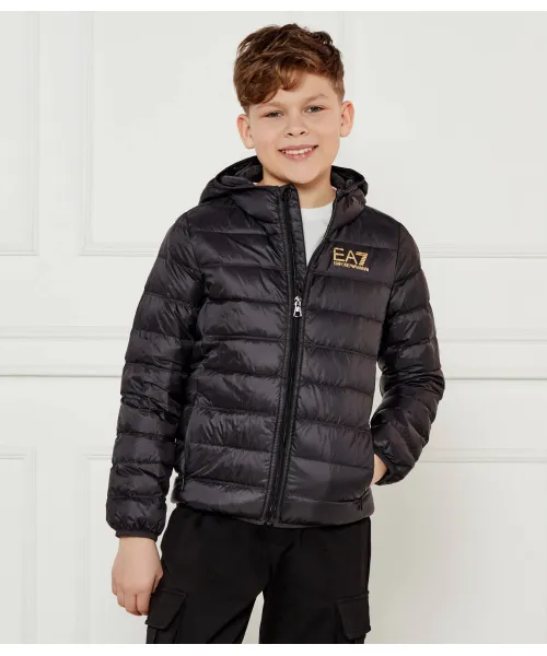 

Пуховик Regular fit Ea7, черный