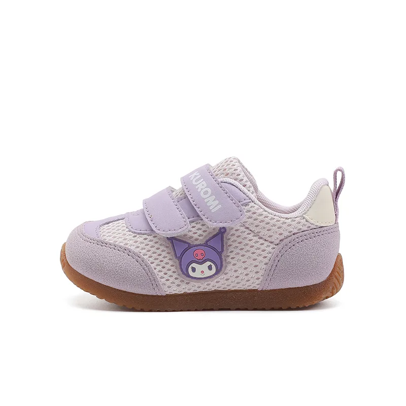 Hello Kitty Hello Kitty Cushioning Height Increasing Abrasion Resistant Breathable Low top Sanrio, фиолетовый-kuromi