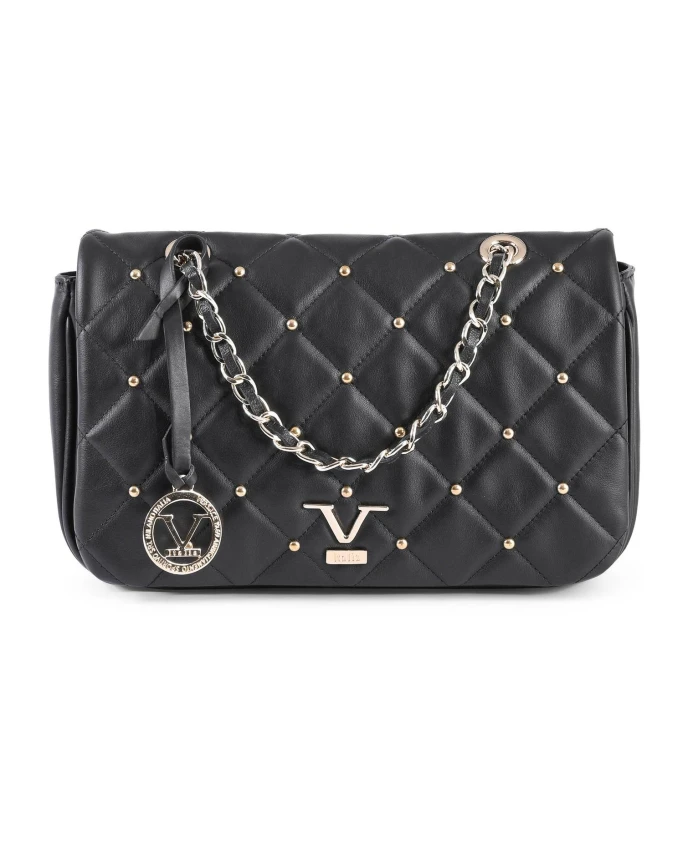 

Черная кожаная сумка 19V69 Italia, черный