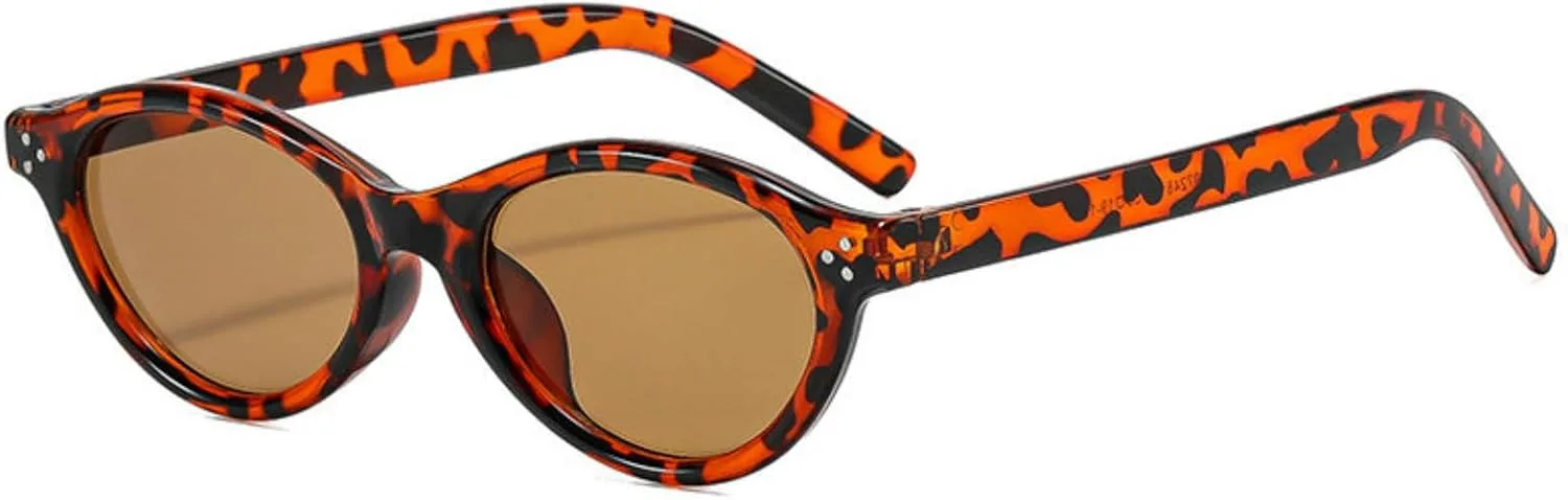 

Солнцезащитные очки Willochra Retro Rivet Oval для женщин, винтажные, 90-е, модные, дизайнерские, летние, для активного отдыха, черные с синим оттенком, UV400, C4