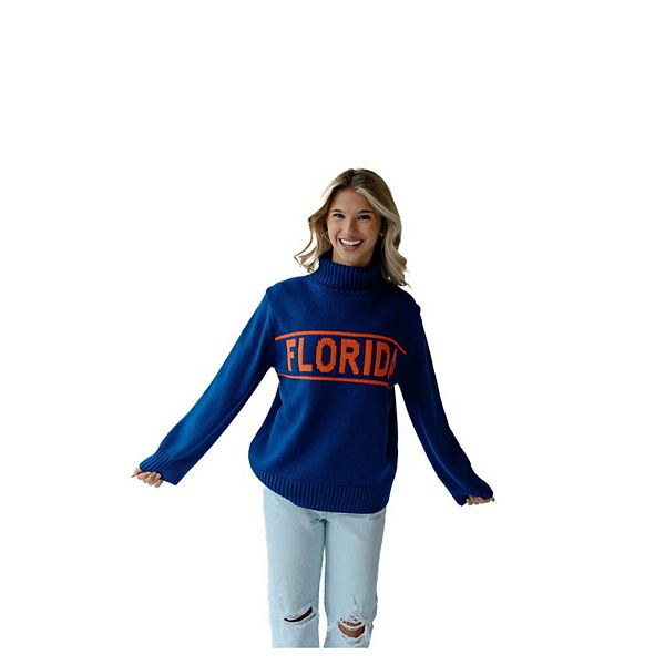 

Свитер с воротником-гольф Chenille Florida Gators Unbranded