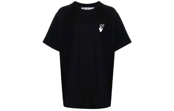 Футболка fw21 caravaggio painting short sleeve loose fit black Off-White, черный — фото 2