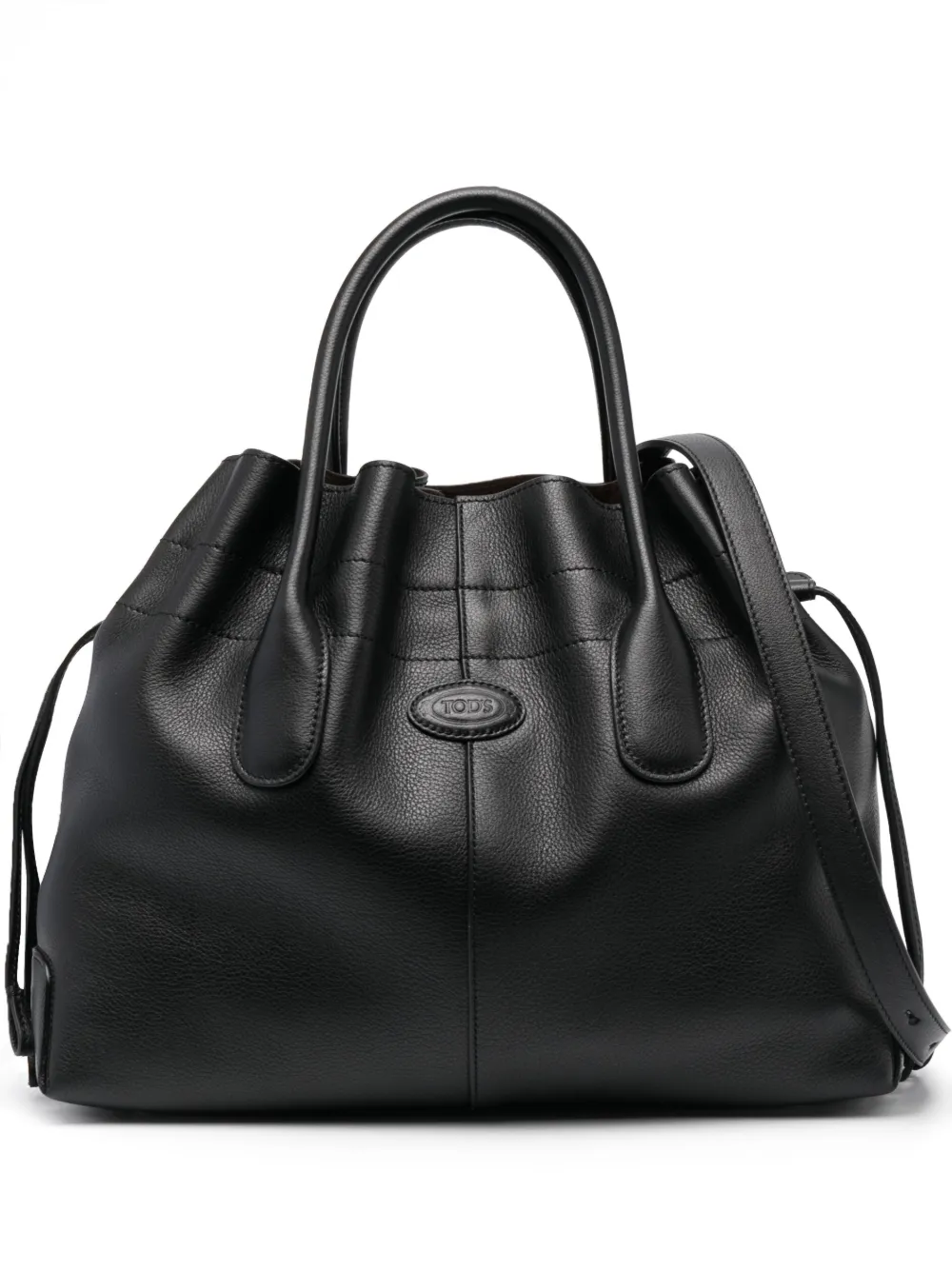 

Маленькая сумка-тоут Di с кулиской TOD'S, черный