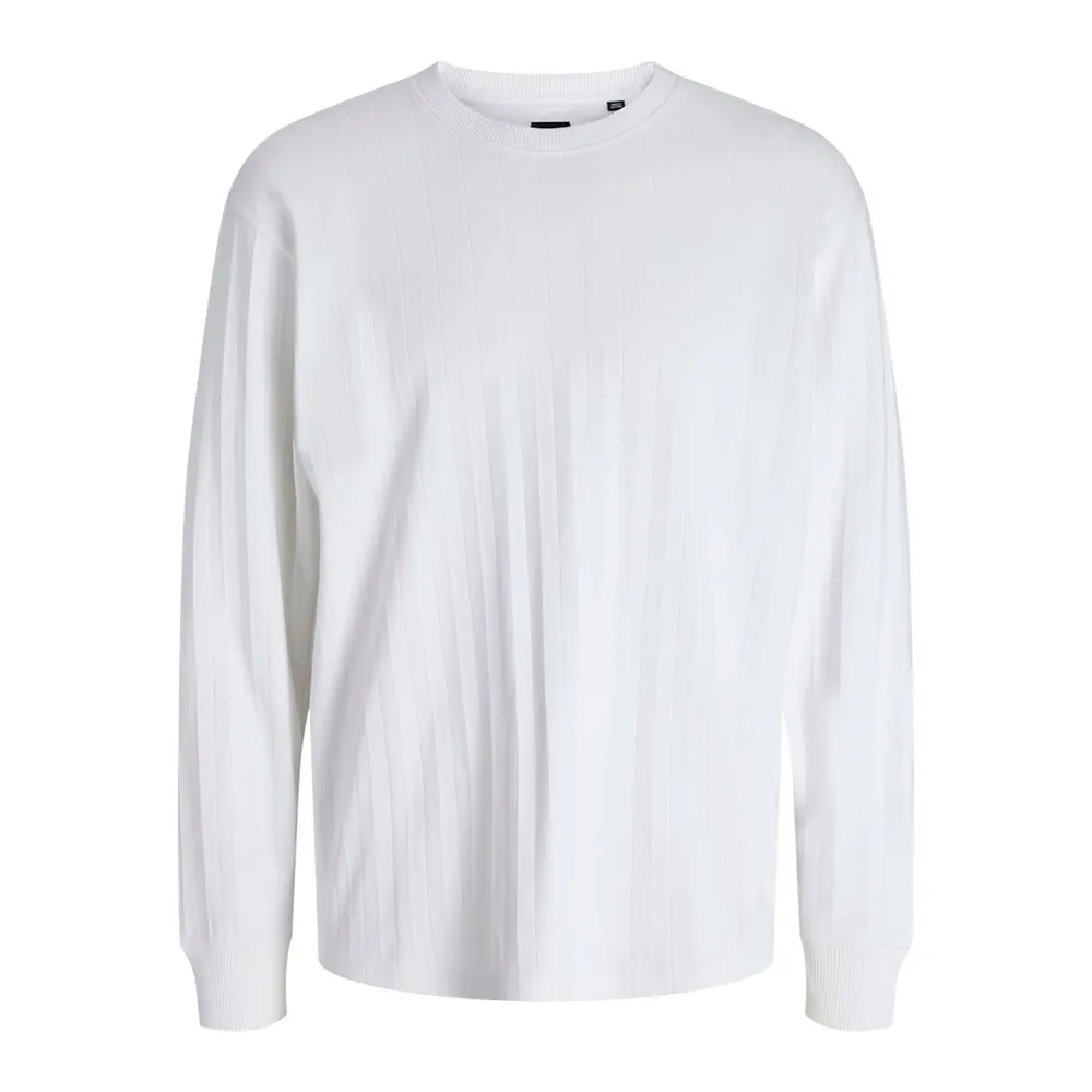 

Лонгслив Jack & Jones Lakole Drop Needle Styd, белый