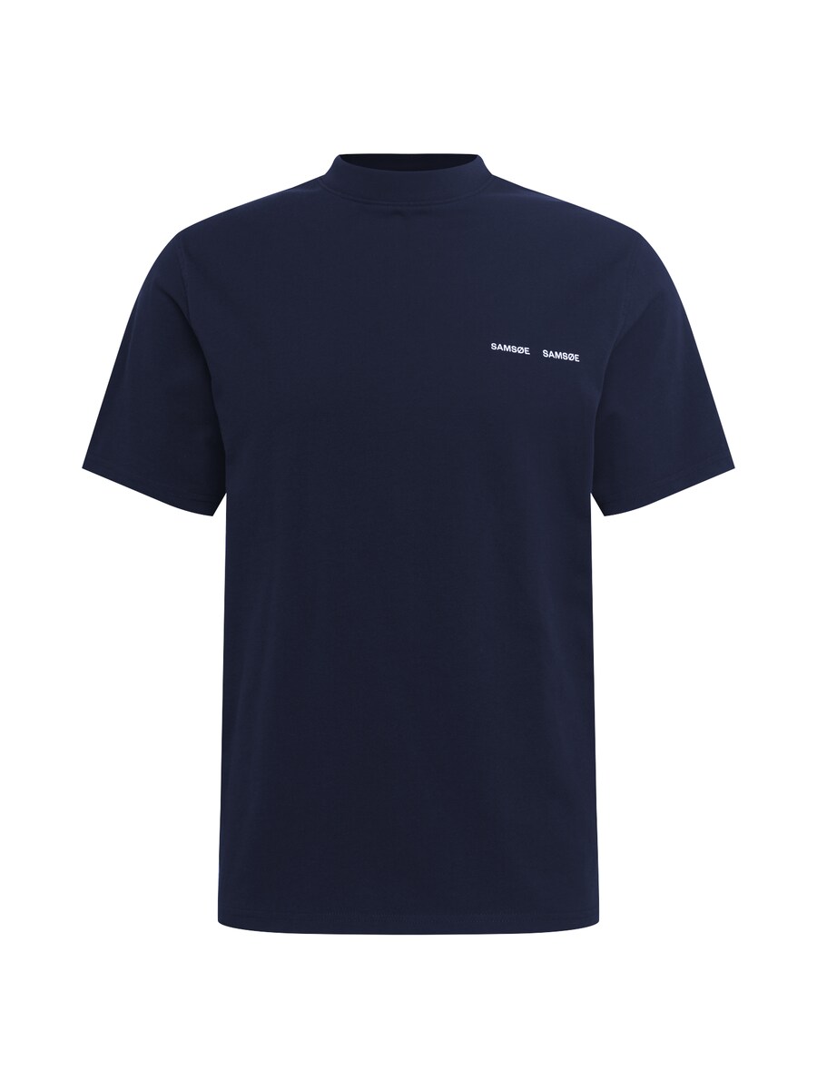 

Классическая футболка Samsøe Samsøe Shirt Norsbro, темно-синий