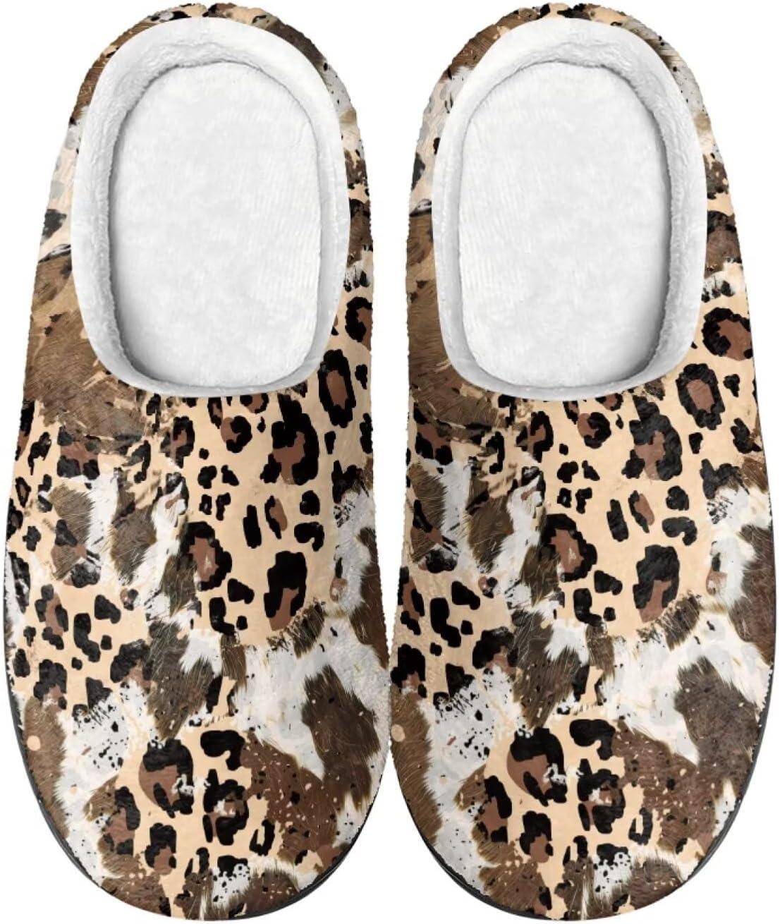 

Домашние тапочки Lotusorchid для женщин и мужчин, уютные пушистые фланелевые тапочки для дома и улицы, стираемые, теплые, с эффектом памяти, с открытой пяткой, коричневый