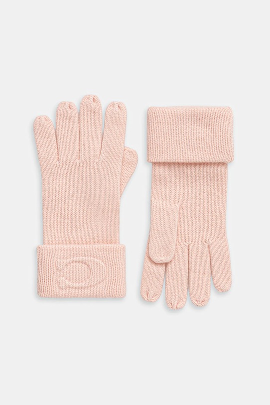 

Перчатки с шерстью Coach, оранжевый