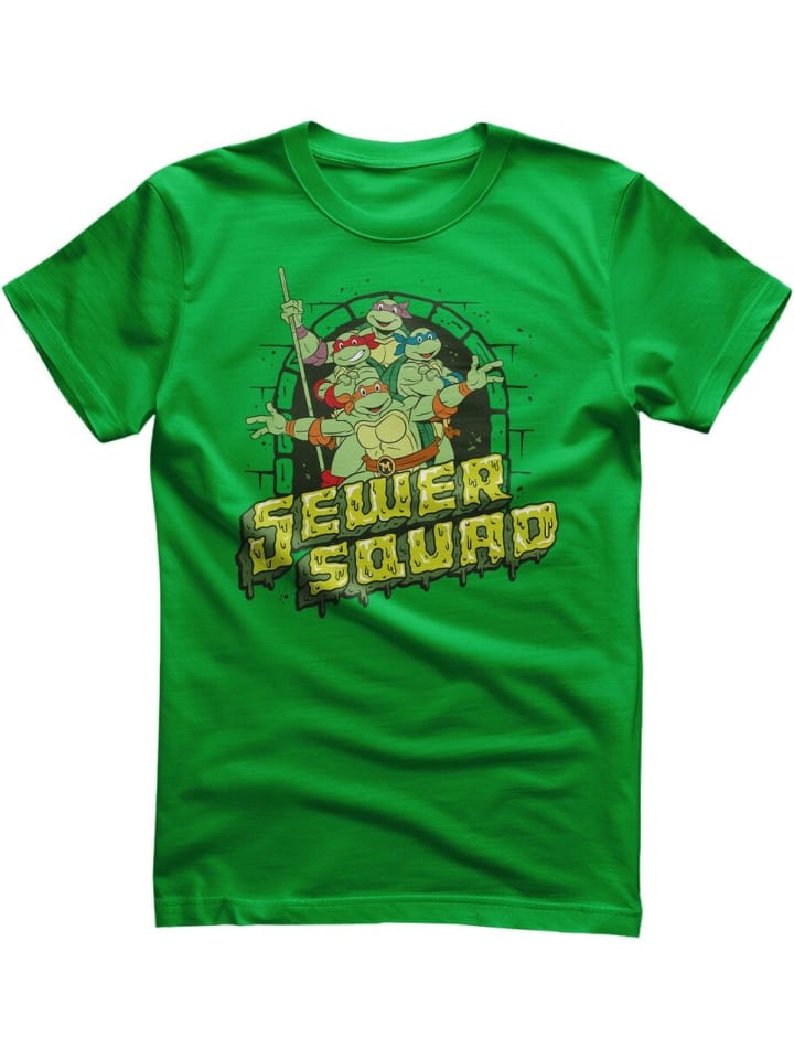 

Teenage Mutant Ninja Turtles Футболка "Sewer Squad T-Shirt" зеленого цвета, Зеленый, Teenage Mutant Ninja Turtles Футболка "Sewer Squad T-Shirt" зеленого цвета