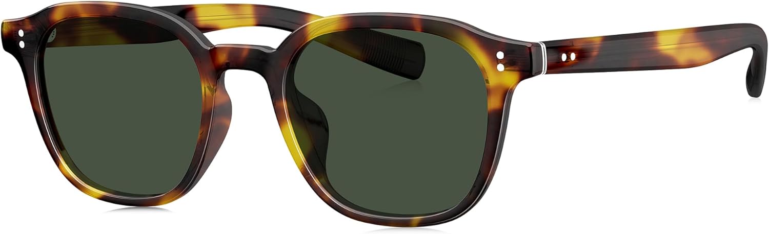 

Солнцезащитные очки BOLON Panthos в стиле ретро Y2K для мужчин и женщин, модель BL5100 Augusta, 50 мм, эксклюзивный бренд очков EssilorLuxottica, Tortoiseshell/Transparent Army Green Polarized