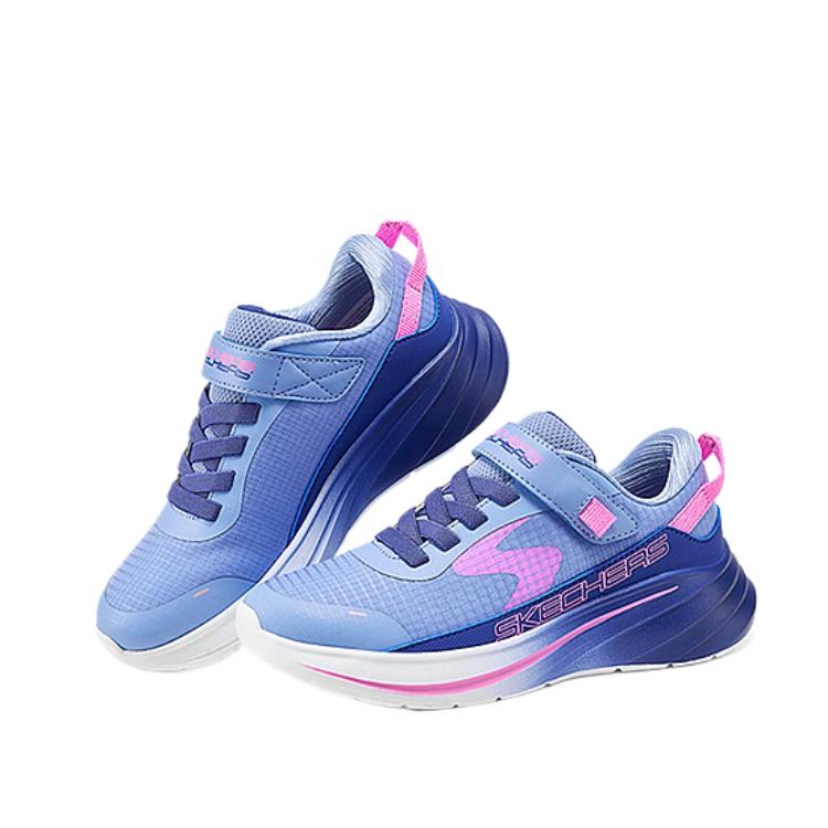 Дышащие низкие детские беговые кроссовки kids' Skechers Kids, синий — фото 3