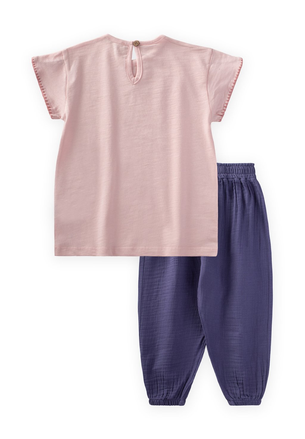 Футболка с принтом SHALWAR SET Cigit, светло-розовый — фото 2