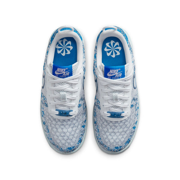 Кроссовки air force 1 crater flyknit Nike, синий — фото 4