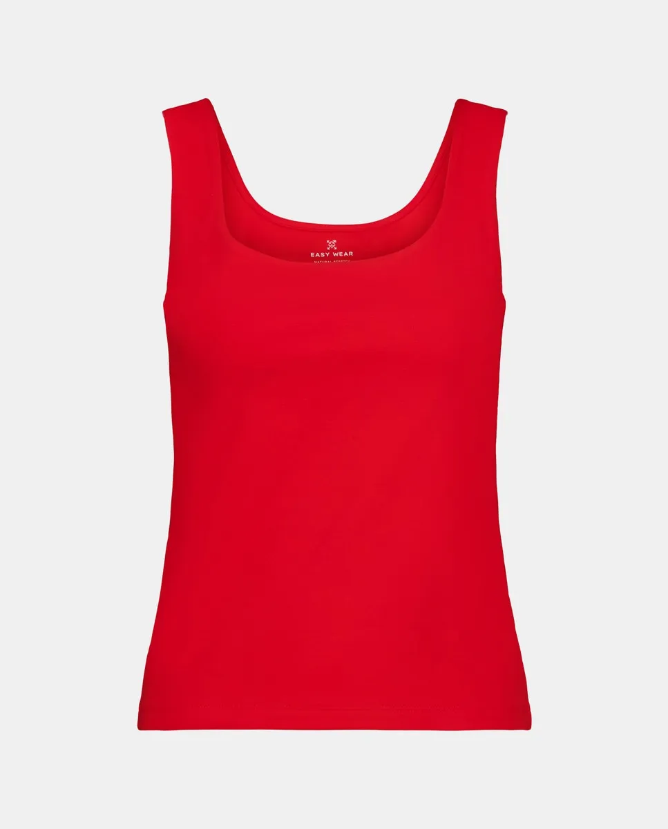 

Женская футболка с двойными лямками спереди Easy Wear, красный
