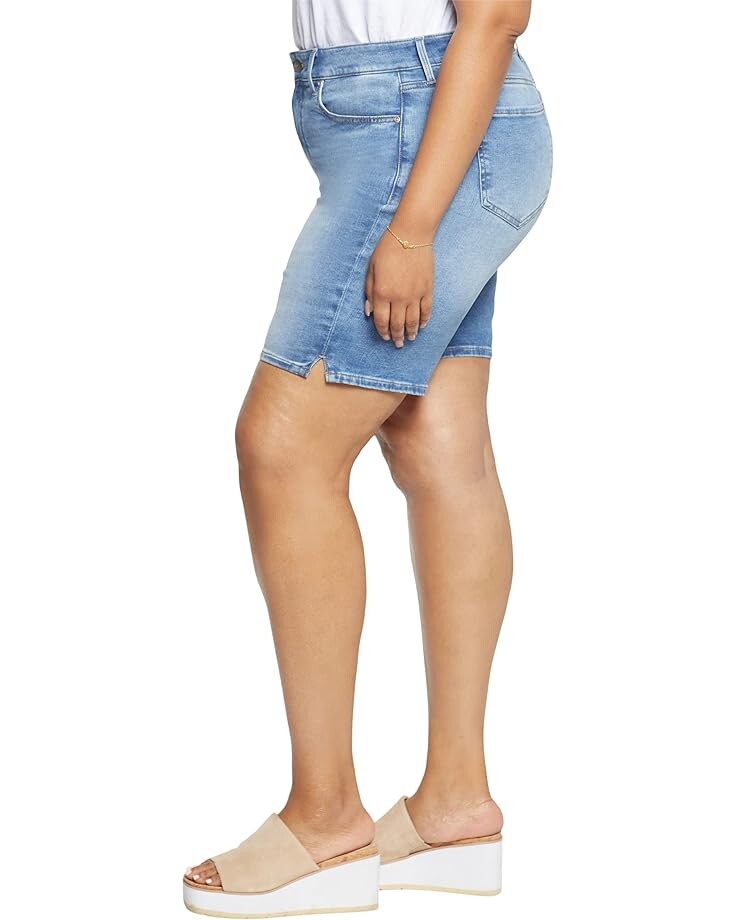 

Шорты Nydj Plus Size Ella Shorts with Sideseam Slits in Maele, цвет Maele