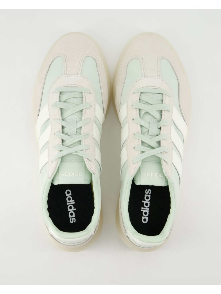 Кроссовки на шнуровке adidas, бежевый — фото 4