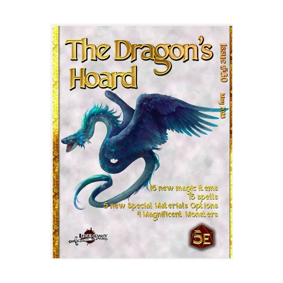 

Dragon's Hoard - Issue #30, Dungeons & Dragons (5th Edition) - Dragon's Hoard (Legendary Games), мягкая обложка