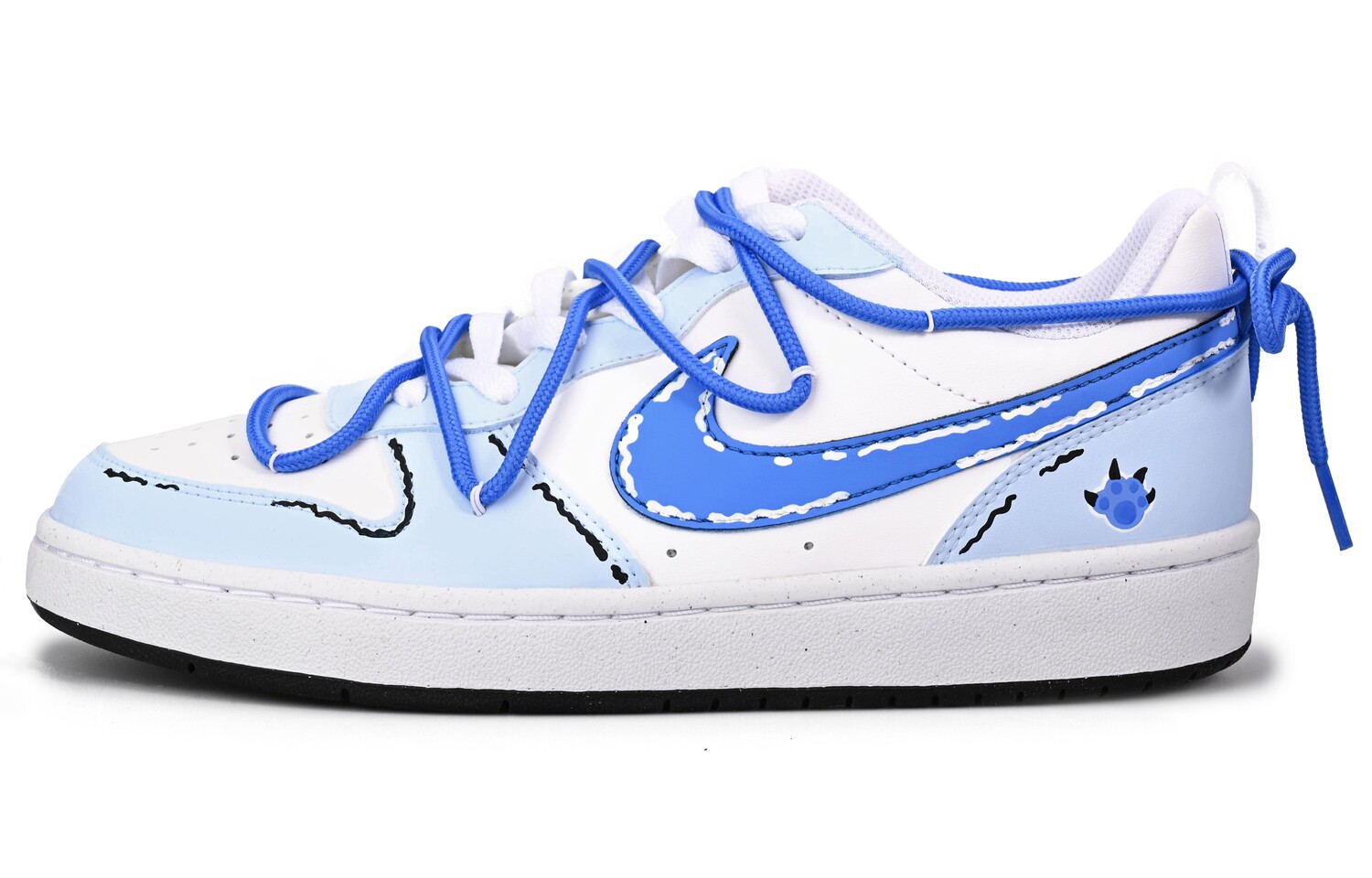 

Кроссовки Nike Skateboarding Shoes Women's Low-top Blue/white, цвет Dodger Blue