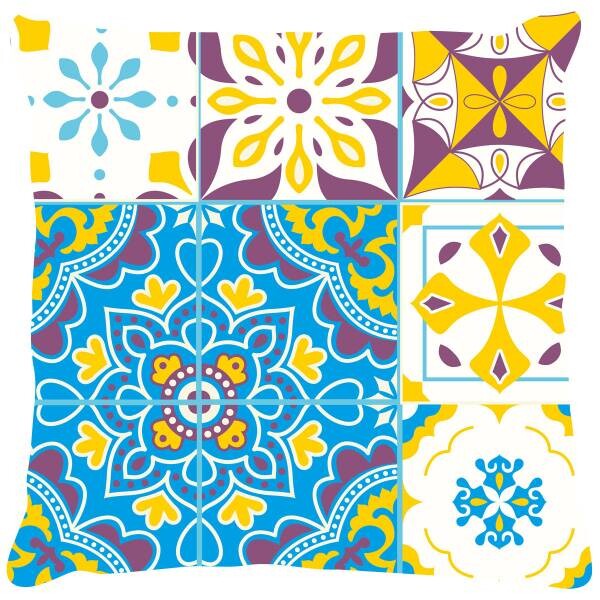 

Подушка с цифровой печатью Ideallux, 40x5x40 см, многоцветный