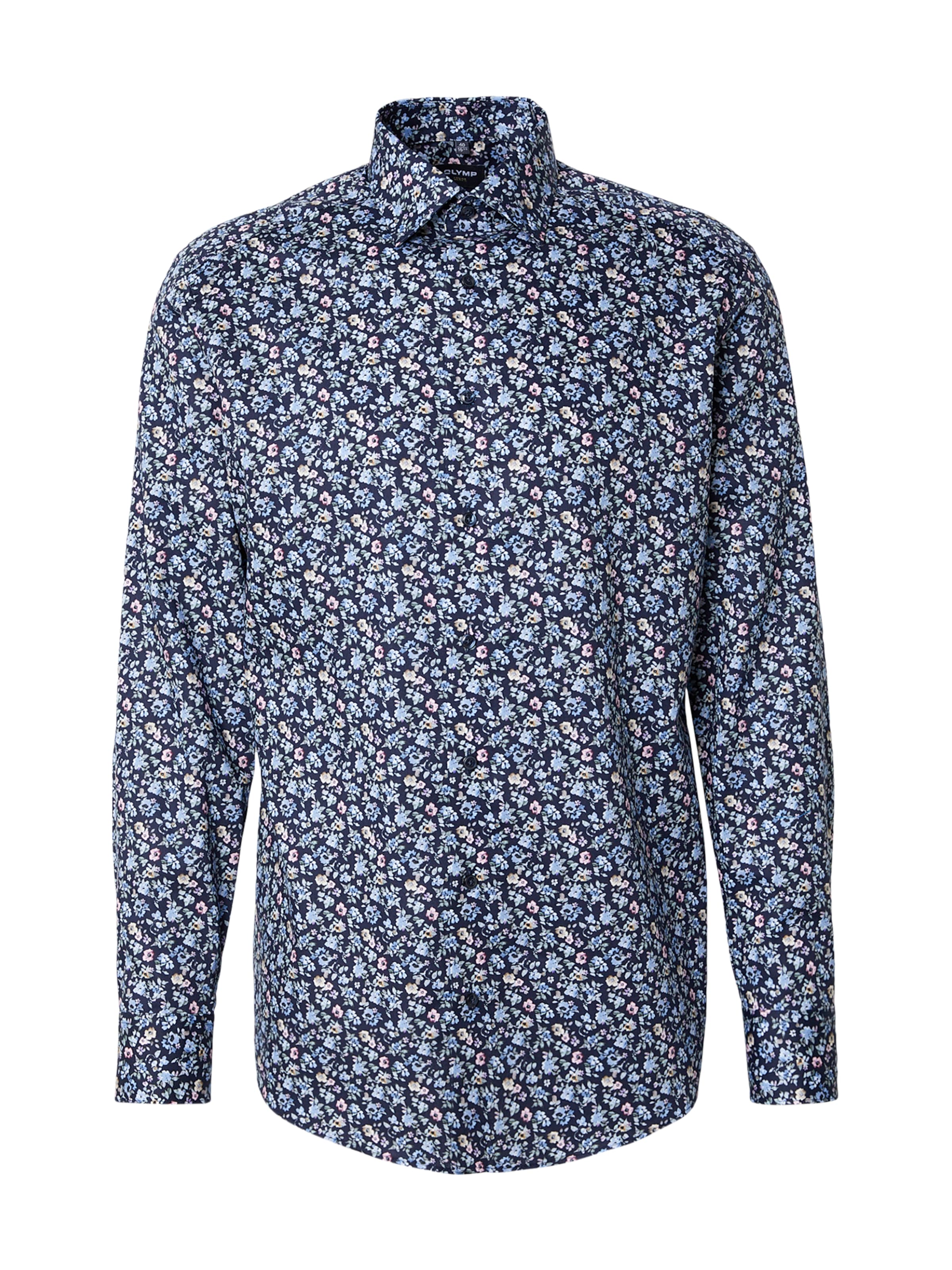 

OLYMP Рубашка на пуговицах Regular fit в цвете Marine Blue