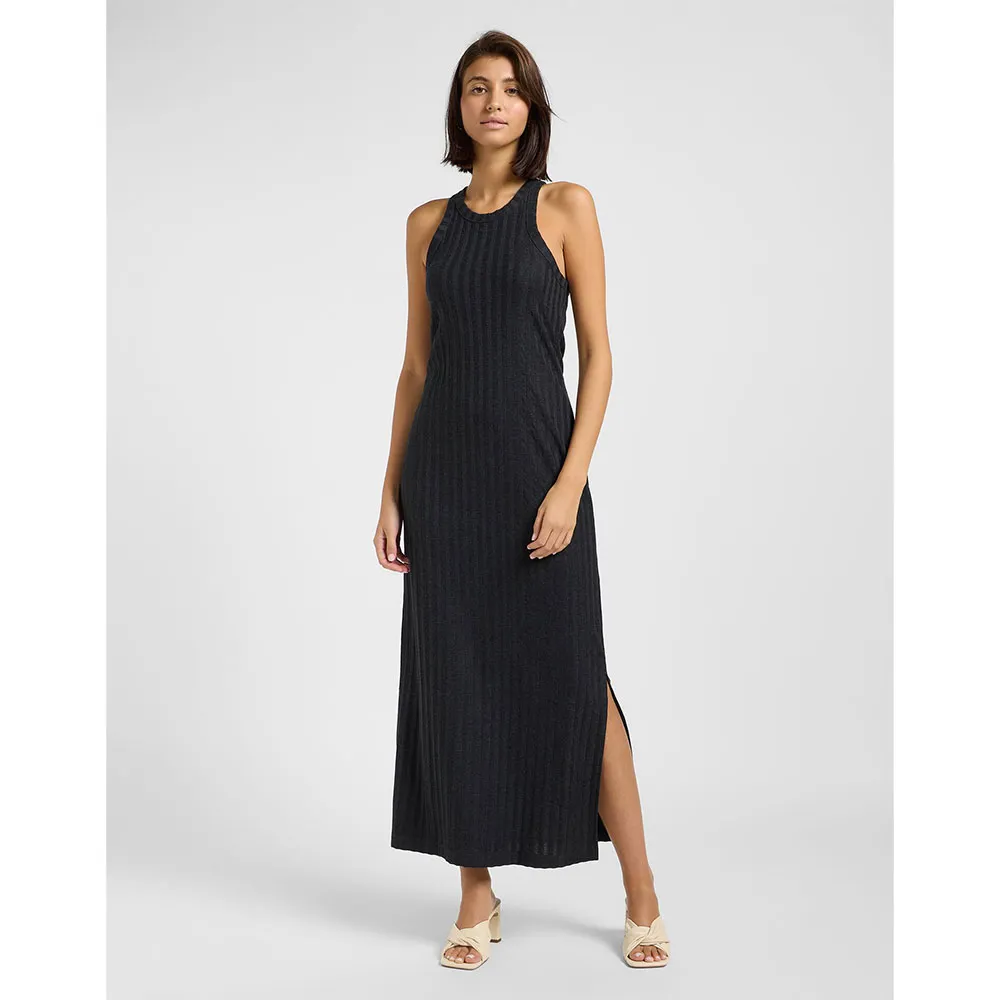 

Платье Lee Rib sleeveless long, черный