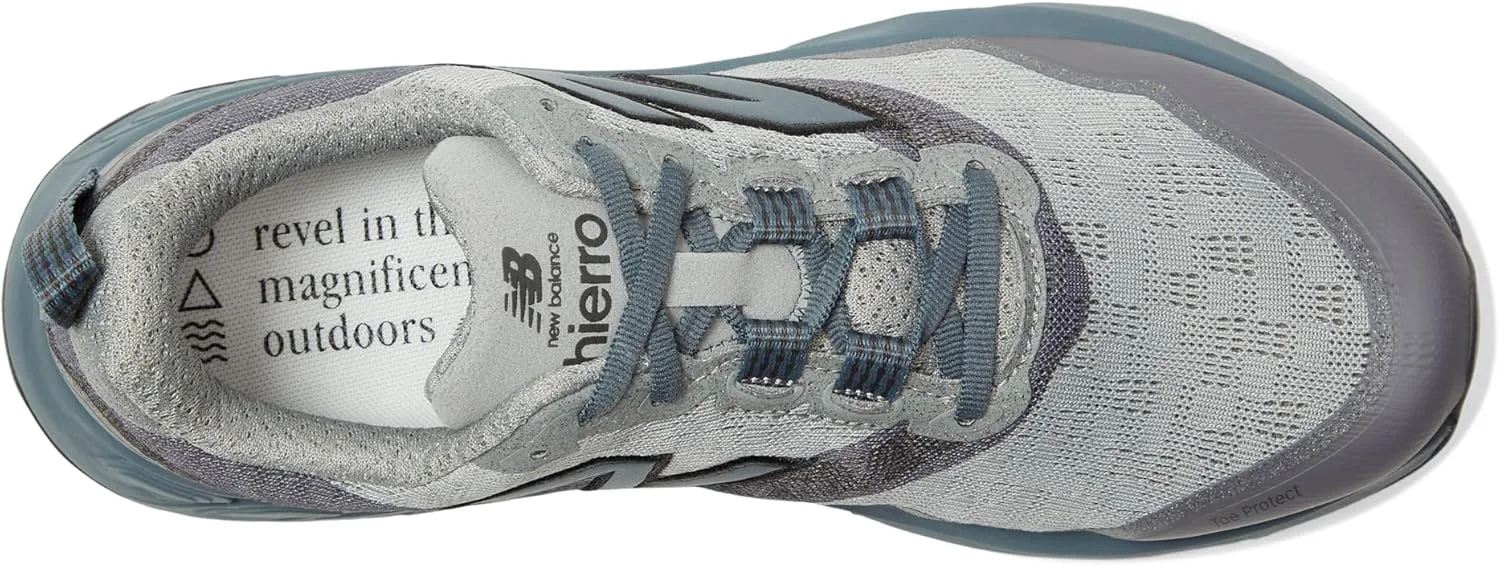 Мужские трейловые кроссовки New Balance Fresh Foam X Hierro V9, серый/синий — фото 2