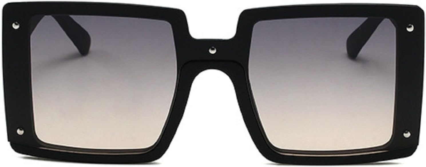 

Крупные квадратные солнцезащитные очки для мужчин и женщин, модные винтажные зеркальные очки, роскошные градиентные солнцезащитные очки с защитой от УФ-излучения UV400, N45 mincl, Gray