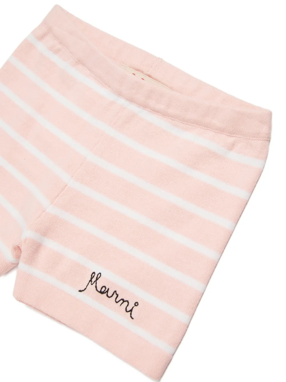 Шорты с вышитым логотипом Marni Kids, розовый — фото 3