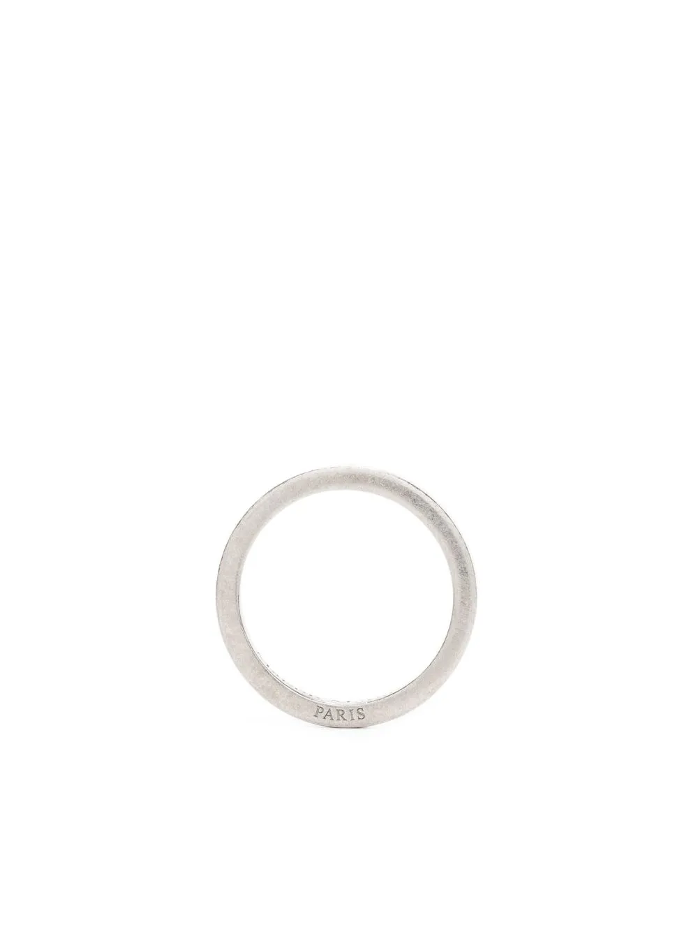 

Серьга-кольцо с гравировкой MAISON MARGIELA, серебяный