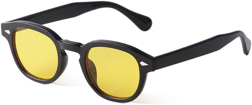 

Солнцезащитные очки с градиентным синим покрытием и круглыми заклепками UV400 для женщин и мужчин, для занятий спортом на открытом воздухе и верховой езды UYPTK, C5 Black Yellow