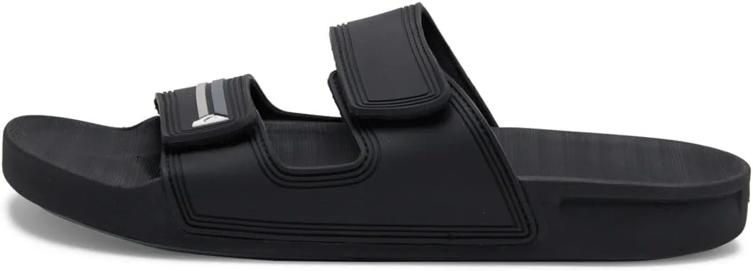 Мужские сандалии Quiksilver Rivi Slide Adjust II, черный/серый — фото 3