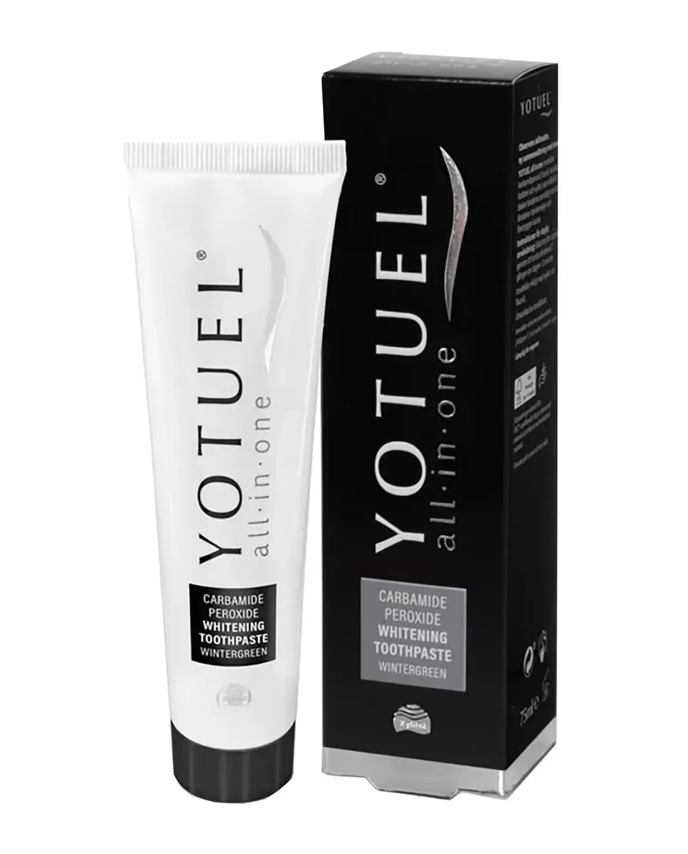 Отбеливающая зубная паста All in One Wintergreen Yotuel