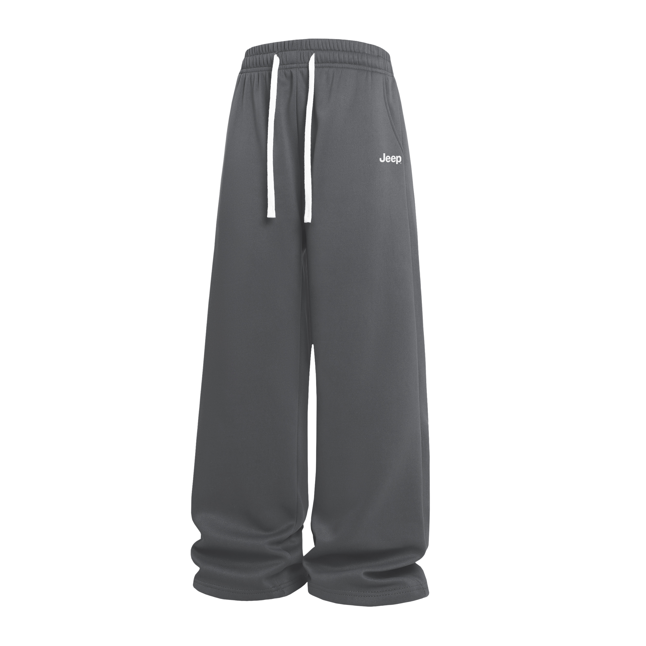 

Повседневные брюки Unisex утепленные с флисовой подкладкой прямого кроя Jeep, темно-серый[spring fall regular]