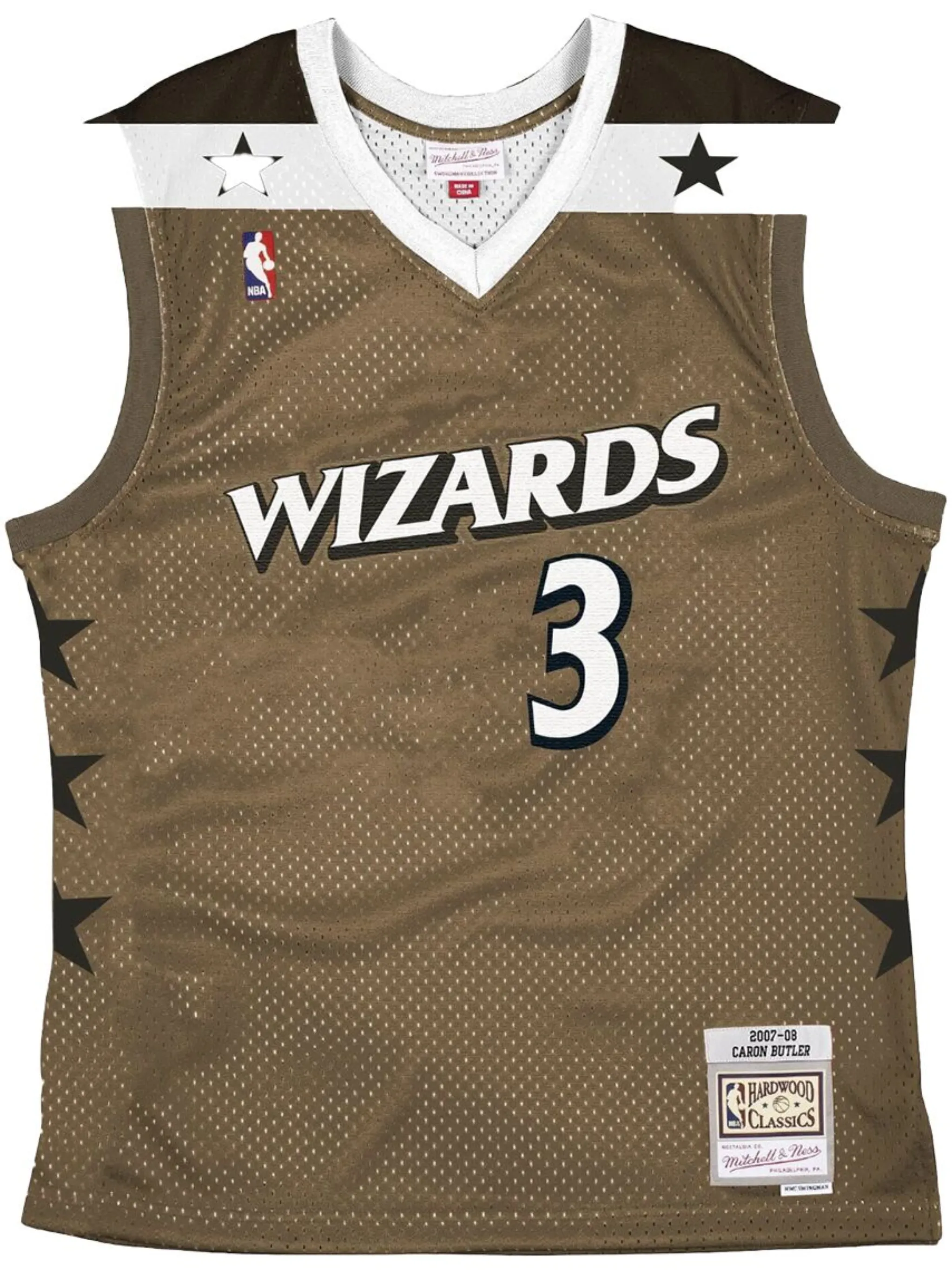 

Топ NBA Washington Wizards 2007 Caron Butler Mitchell & Ness, бронзовый