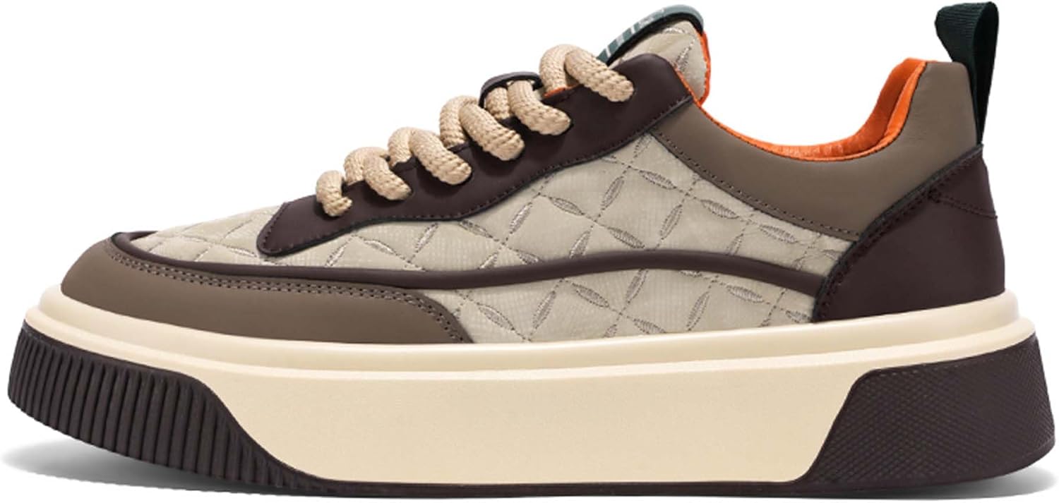 

Модные повседневные кроссовки для серфинга Four Season Trend с толстой подошвой, низким верхом, минималистичный дизайн, для мужчин Generic, бежевый