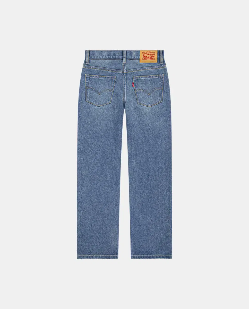 Детские джинсы для мальчиков прямого кроя Levi's 505, Azul — фото 2